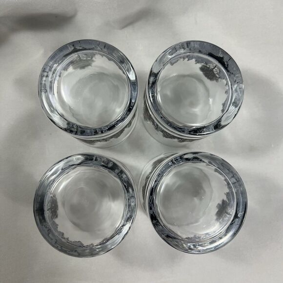 Forest With Bird Landscape Set Of 4 Whiskey Short Tumblers - Picture 7 of 9